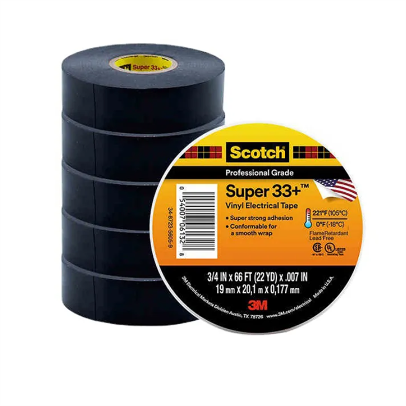 3M Scotch Super 33 Vinyl Electrical Tape for Insulation GBS Tape