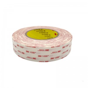 Daya tahan jangka panjang White VHB Foam Tape 3M 4914 untuk pemasangan barang-barang dekoratif