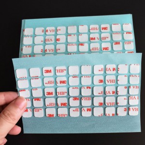 Muhuri wa Kudumu 3M 4945 mkanda wa povu mweupe wa VHB kwa trim ya vinyl ya Bonding
