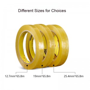 3M 681 UPVC Film Tape for Heat Shrink Packaging and Ink Adhesion Test