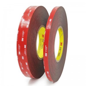 3M VHB Mounting Tape 5952, 5608, 5962 for Powder Coated Metal and Plastics