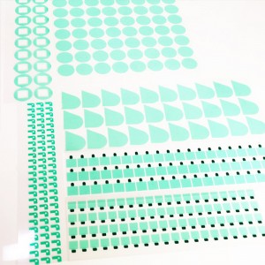 Cajalad Goynta Polyester Die oo leh Gacanka Wishlafta ee Dahaarka budada ah iyo Duminta