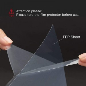 Film de eliberare FEP din teflon transparent optic pentru imprimanta 3D DLP SLA