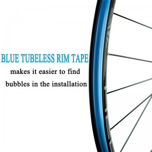 MTB & Road Bike အတွက် မြင့်မားသော ခိုင်မာသော ထိုးဖောက်မှု ဆန့်ကျင်သည့် Tubeless Vacuum Tyre Rim Tape