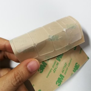 Pontos e almofadas adesivas transparentes antiderrapantes de silicone para manter modelos e réguas no lugar