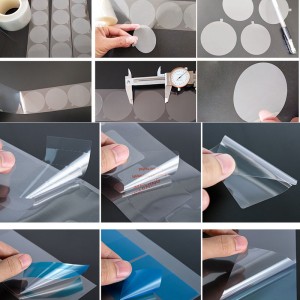 Self-adhesive clear Polyester PET protective film for LCD display panels protection