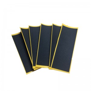 38x110mm Anti Slip Black Foam Material fingerboard ග්‍රිප් ටේප්