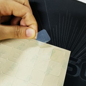 نقاط و پدهای چسبنده سیلیکونی شفاف غیر لغزنده برای نگه داشتن الگوها و خط کش ها در جای خود