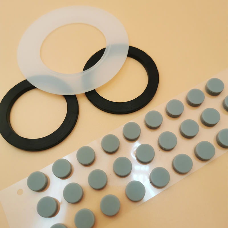 Ultra-Thin Silicone Rubber Gaskets with Adhesive Backing