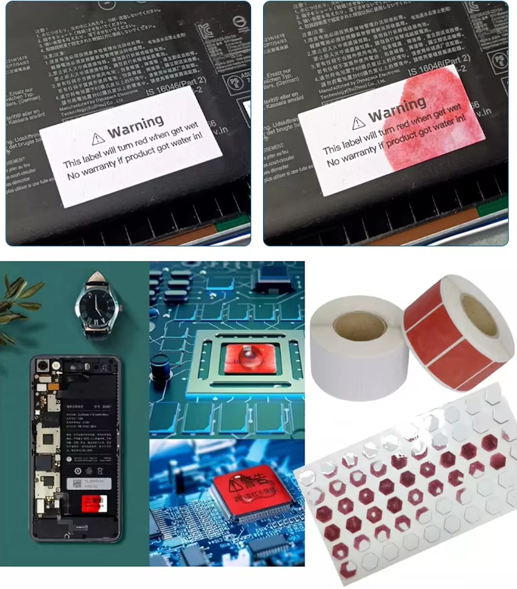 water damage sticker