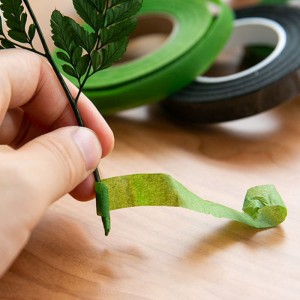 باغچا گۈل غولى ئوراش ئۈچۈن قېنىق يېشىل قەغەز گۈللۈك لېنتا