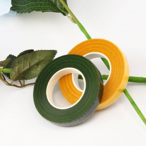 Dark Green Paper Florist Tape for Garden Bouquet Stem Wrapping