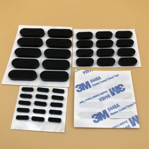 Vlastné vysekávané protišmykové silikónové / gumené podložky / listy na tesnenie, odpruženie a tesnenie